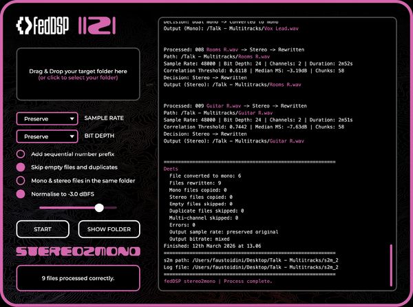 stereo2mono