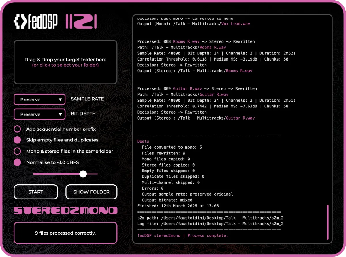 stereo2mono