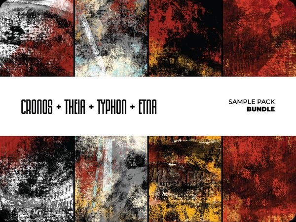 Drum Sample Packs: CRONOS, TYPHON, THEIA, ETNA