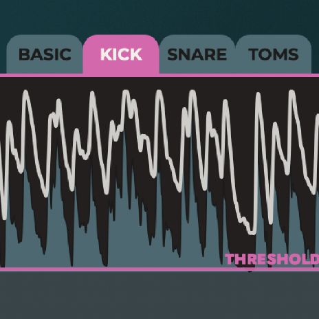 Clean toms without killing the fill.